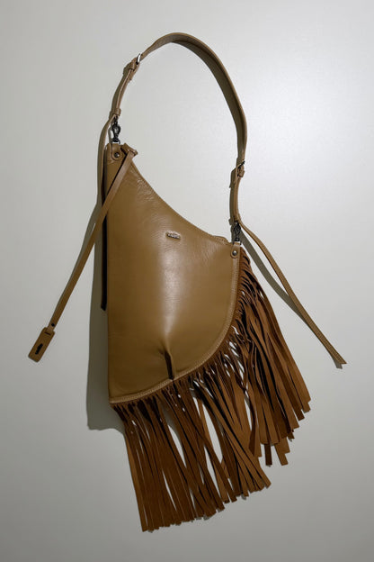 BOLSA CONCHA BOHO - oliva