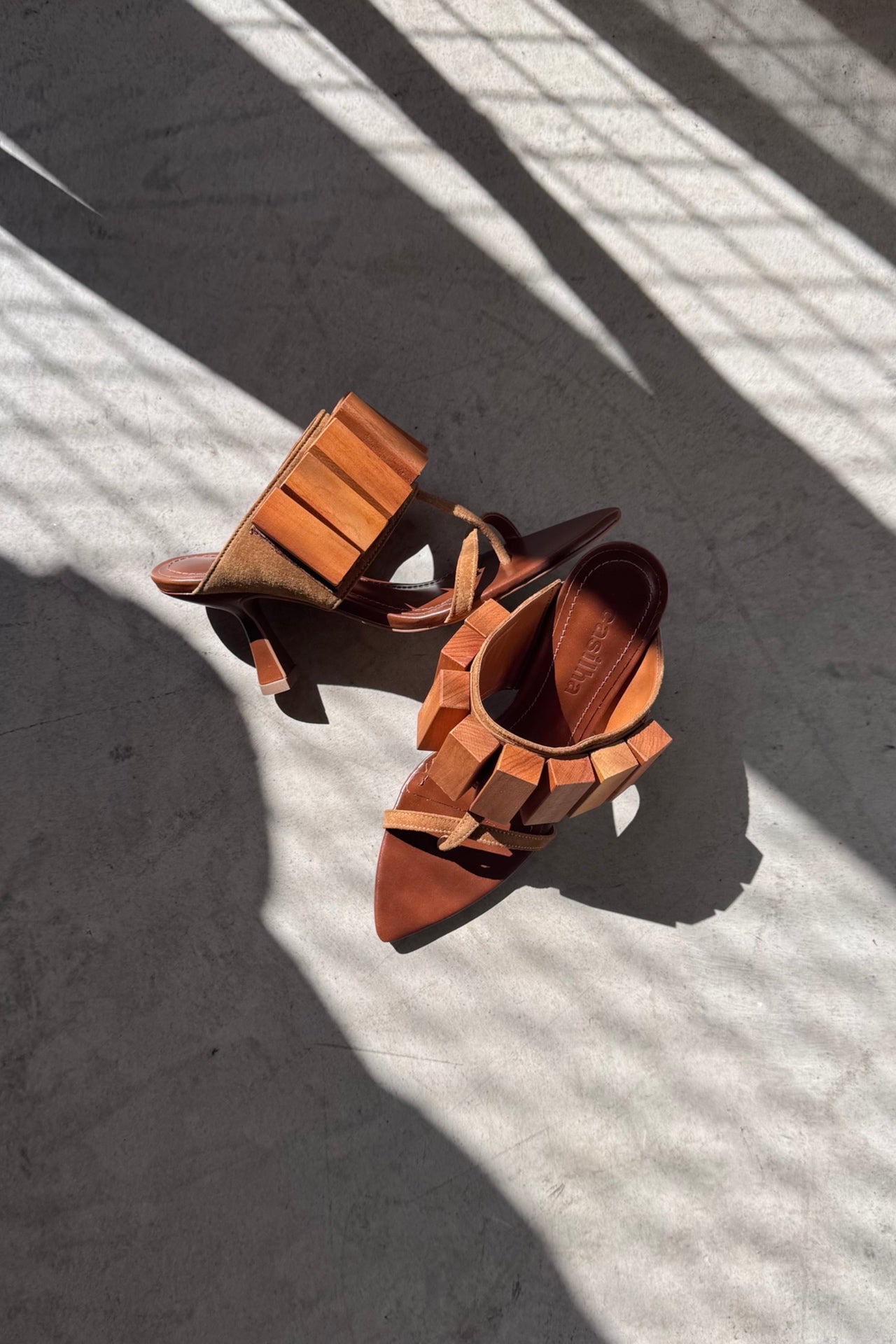 MULE CAMADAS - camurça ocre