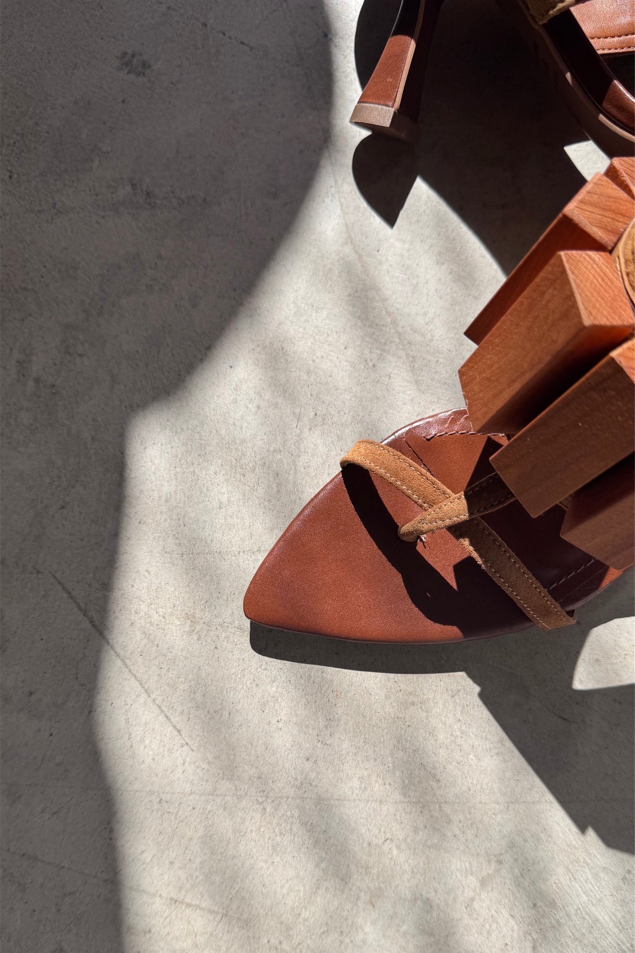 MULE CAMADAS - camurça ocre