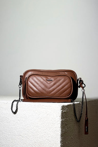 BOLSA DUO POCKET MINI - choco