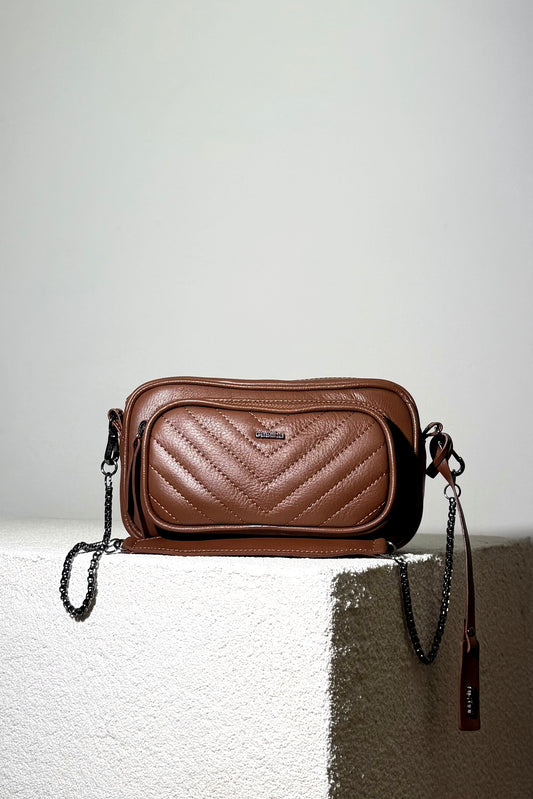 BOLSA DUO POCKET MINI - choco