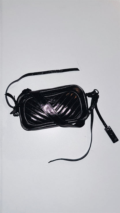 BOLSA DUO POCKET MINI - grafite metalizado