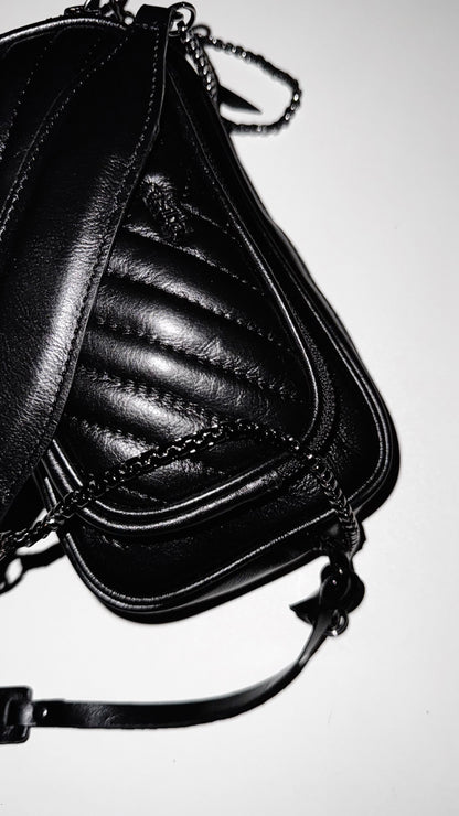 BOLSA DUO POCKET MINI - carvão