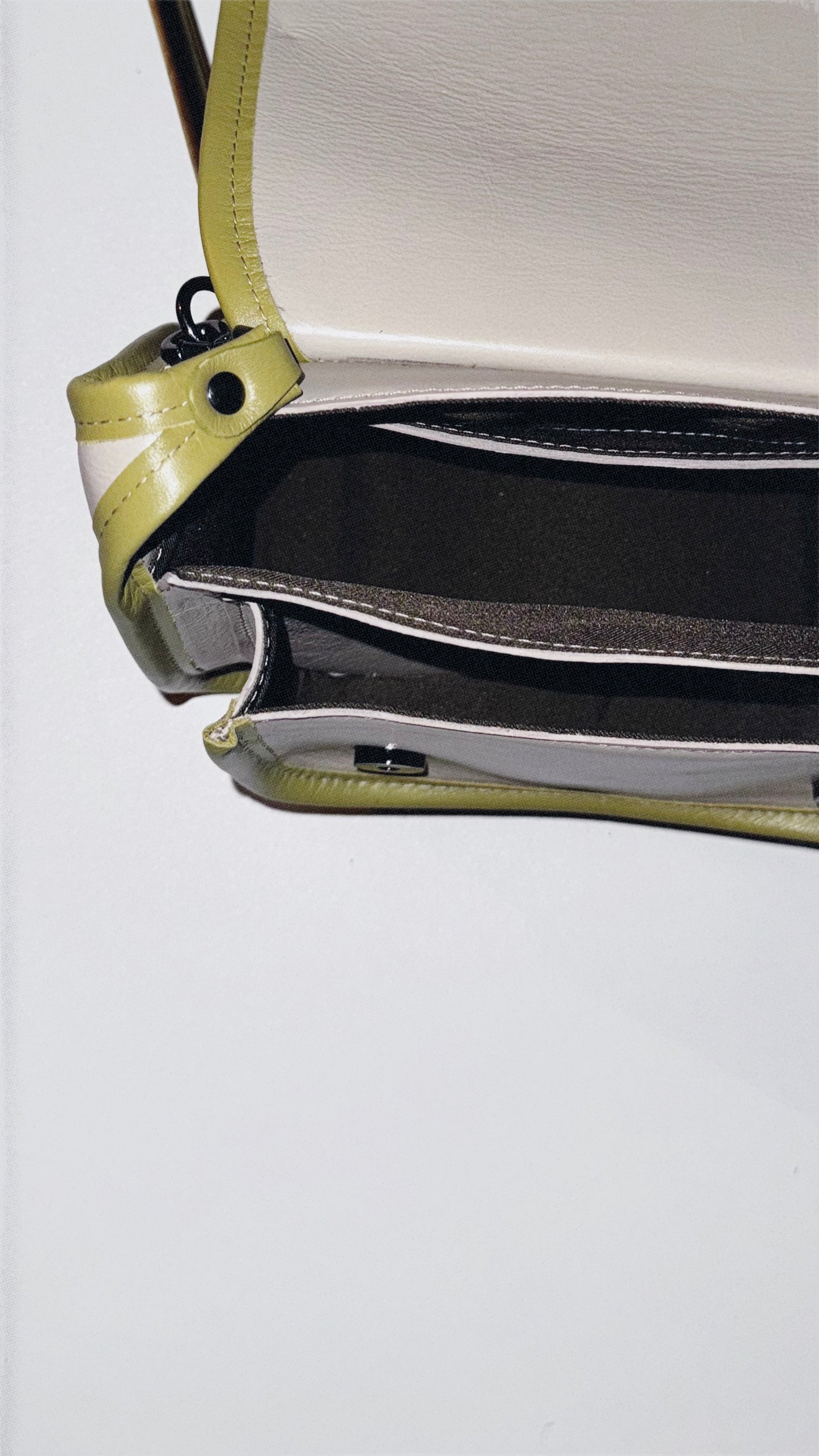 BOLSA CURVA LONG - areia e pistache