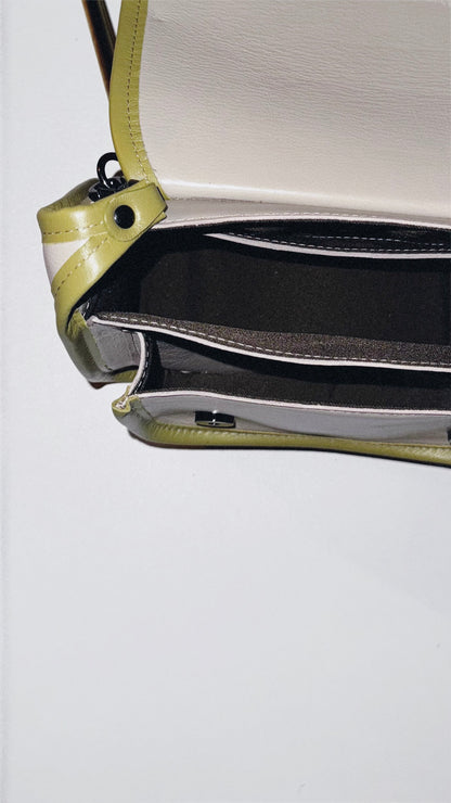 BOLSA CURVA LONG - areia e pistache