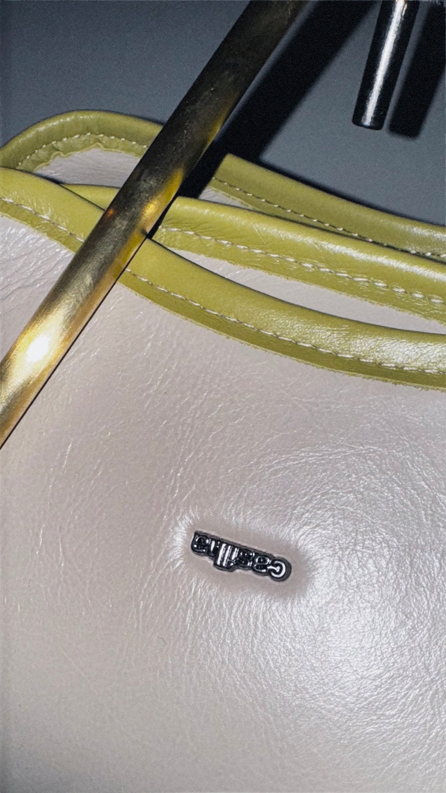BOLSA CURVA LONG - areia e pistache
