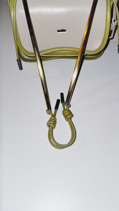 BOLSA CURVA LONG - areia e pistache