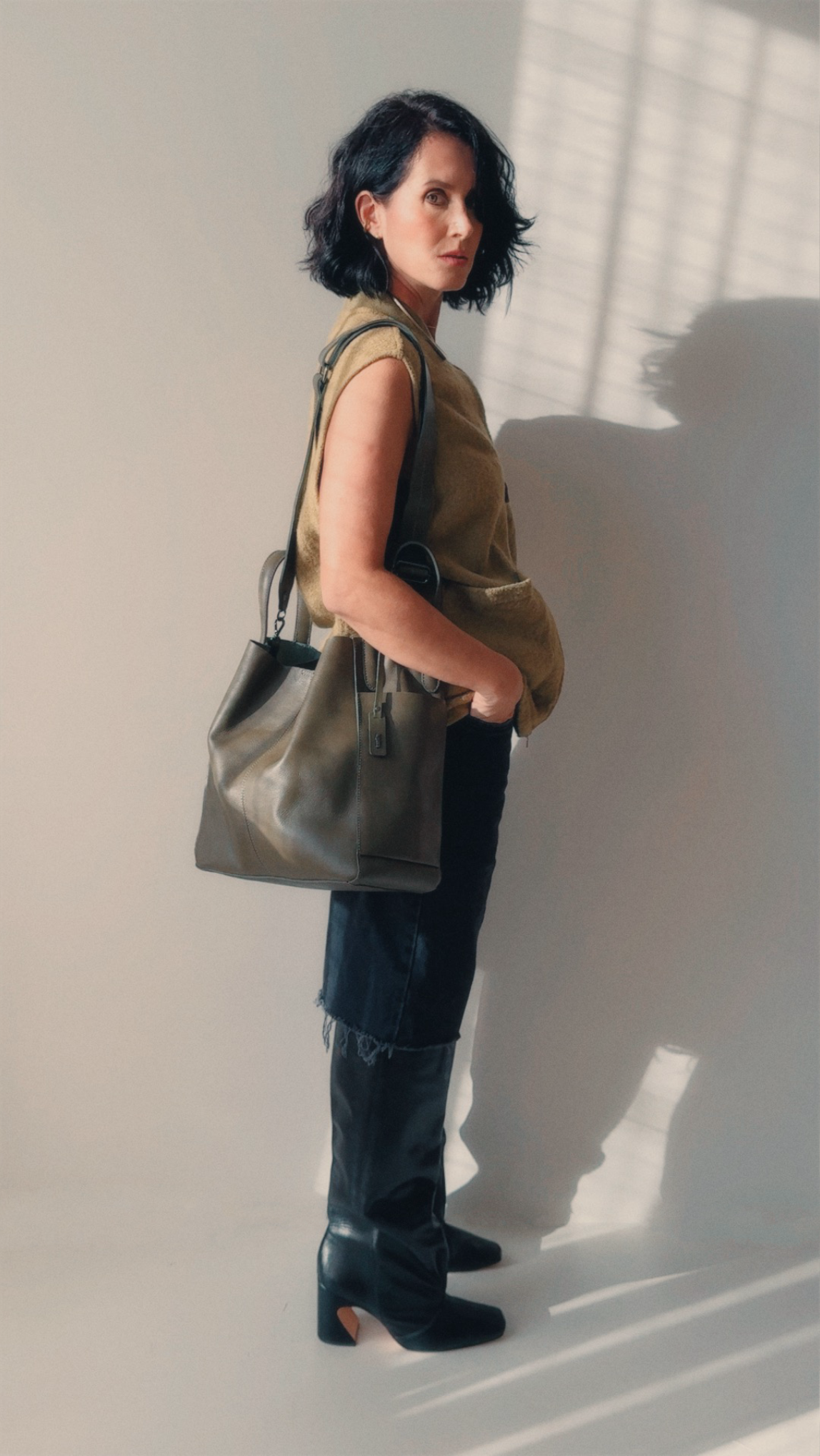 BOLSA HIGH - verde army