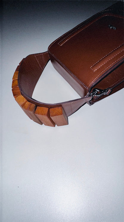 BOLSA CAIXA CAMADAS - choco