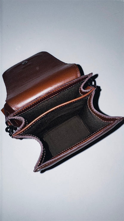 BOLSA CAIXA CAMADAS - choco