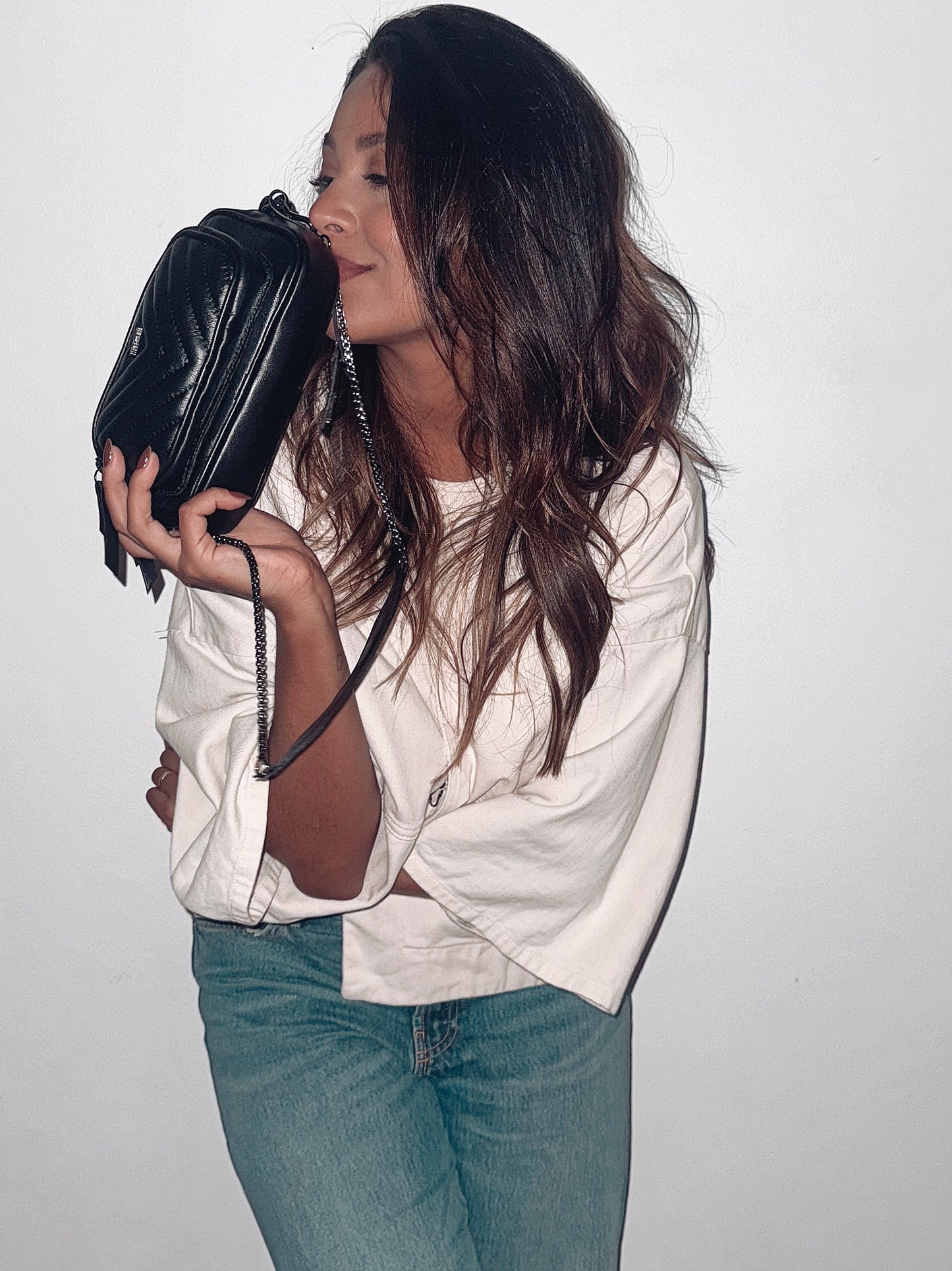 BOLSA DUO POCKET MINI - ocre