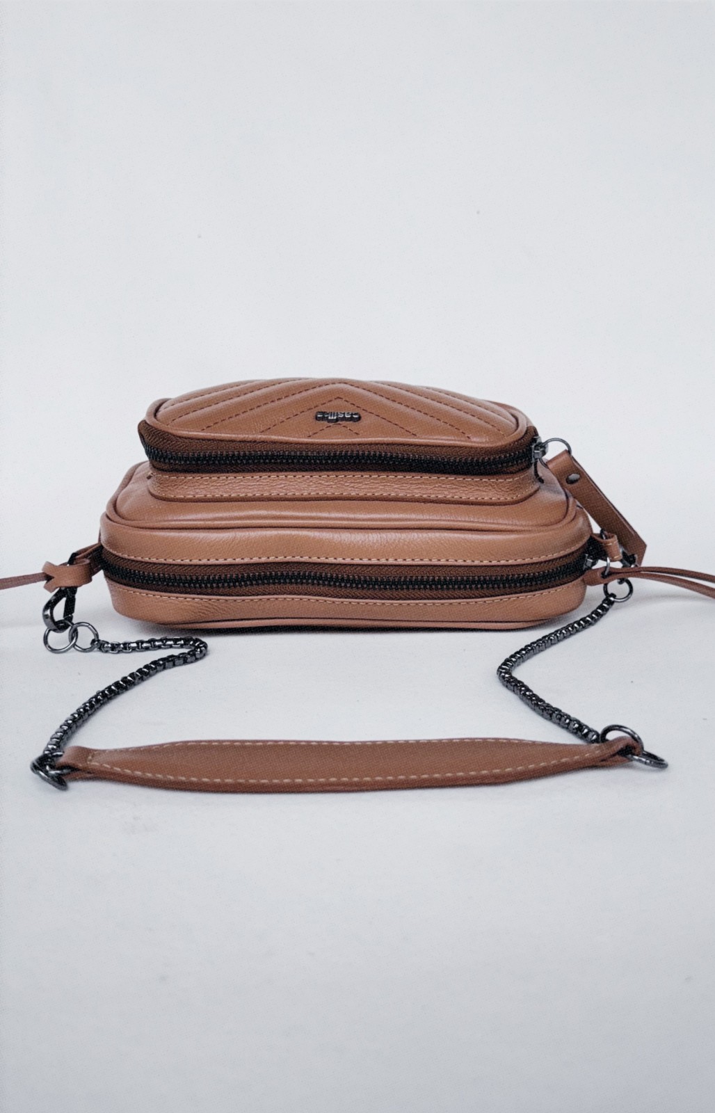 Bolsa duo pocket mini - carne